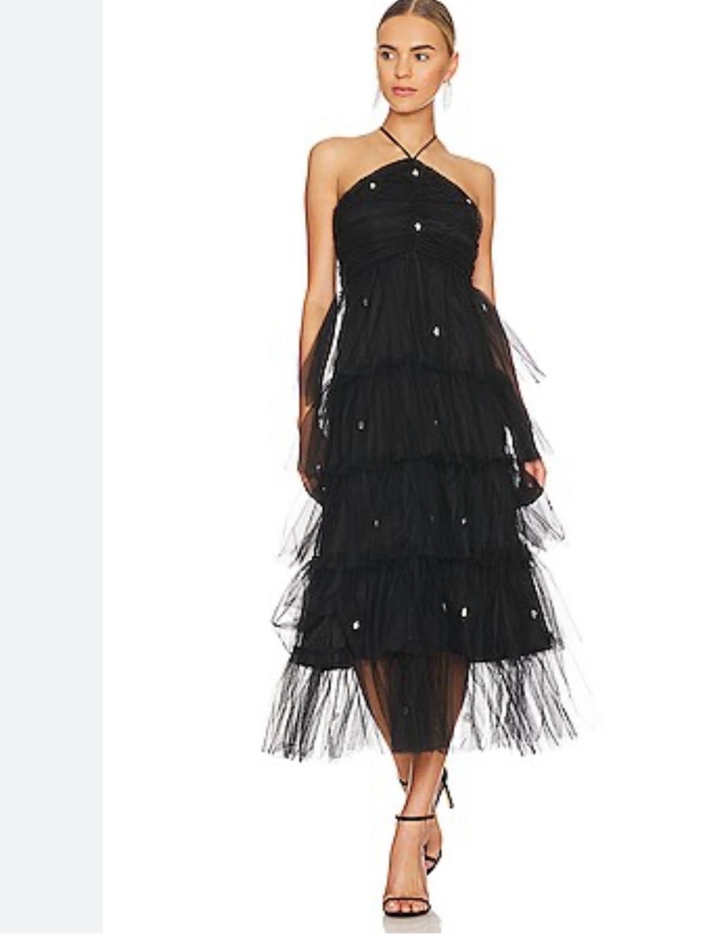 Likely Shane Tulle, Halter, and Tiered dress Size 2. NWT